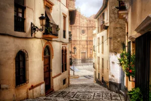Spain Cadiz City Street Wallpaper