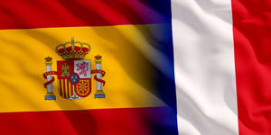 Spain Flag France Flag Wallpaper