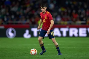 Spanish Midfielder Number10 Football Action Wallpaper