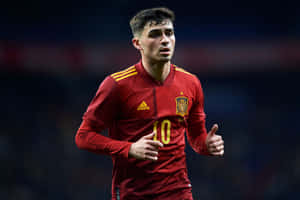 Spanish Midfielder Number10 Jersey Wallpaper