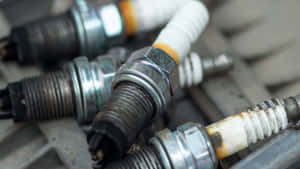 Spark Plug White Color Wallpaper