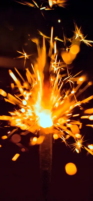Sparkler Ignition Celebration Wallpaper