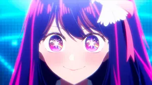 Sparkling Eyes Anime Character Ai Hoshino Wallpaper