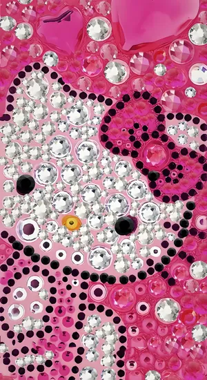 Sparkling Hello Kitty Glam Wallpaper