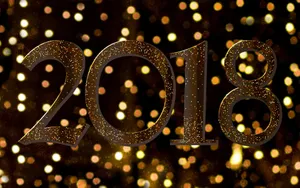 Sparkling_ New_ Year_2018_ Background Wallpaper