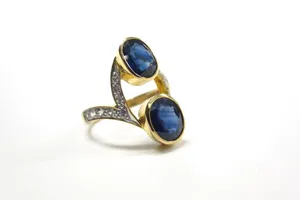 Sparkling Sapphire Blue Wallpaper