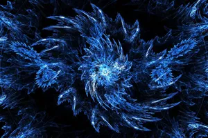 Sparkling Sapphire Blue Wallpaper