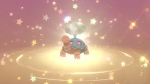 Sparkling Torkoal Releasing Smoke Wallpaper