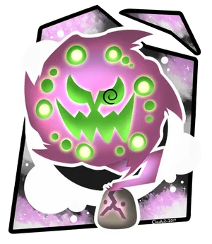 Sparkly Spiritomb Wallpaper