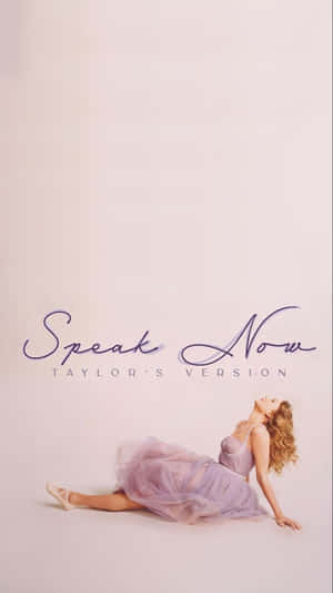 Speak Now Taylors Version Album Cover Wallpaper