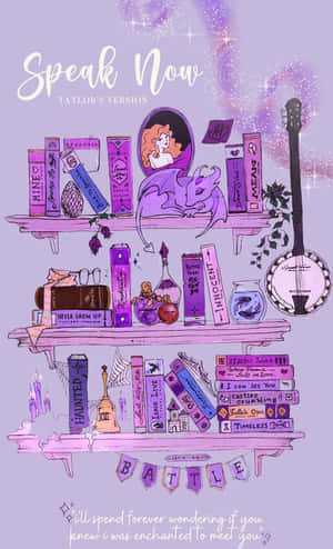 Speak Now Taylors Version Artwork Wallpaper