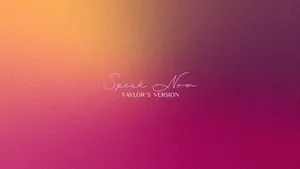 Speak Now Taylors Version Gradient Background Wallpaper