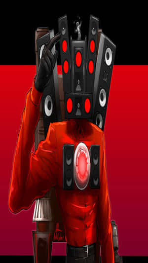 Speaker Head Man Art Wallpaper