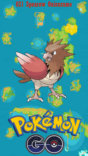 Spearow Pokemon Go Blue Phone Wallpaper