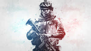 Special Forces Man Artwork Wallpaper