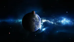 Spectacular 3d Galaxy View Wallpaper