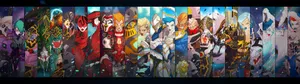 Spectacular Anime Collage Scene Wallpaper