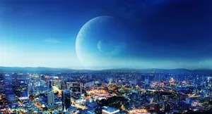 Spectacular Colorful Galaxy Explosion Wallpaper