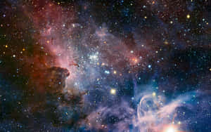 Spectacular Colorful Space Nebula Wallpaper