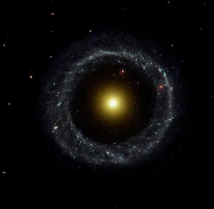 Spectacular Elliptical Galaxy In The Cosmos Wallpaper