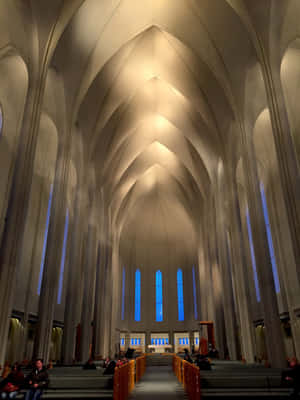 Spectacular Hallgrimskirkja Church Wallpaper