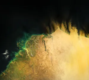 Spectacular High-resolution Satellite Image Of Earth Wallpaper