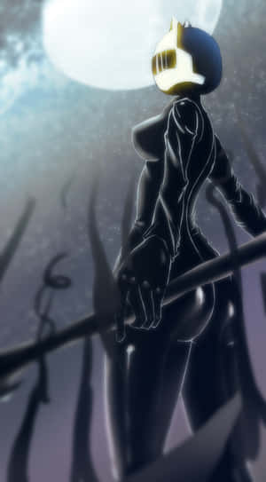 Spectacular Image Of Celty Sturluson In Action Wallpaper