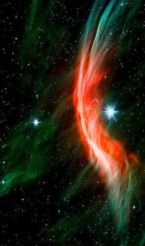 Spectacular Interstellar Cloud Illuminates The Night Sky Wallpaper