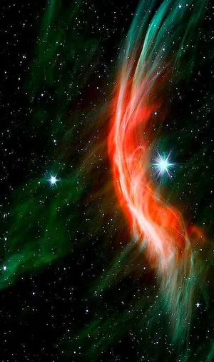 Spectacular Interstellar Cloud Illuminates The Night Sky Wallpaper