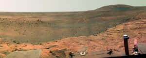 Spectacular Mars Landscape In High Resolution Wallpaper