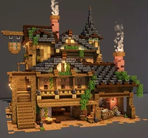 Spectacular Minecraft Cityscape Wallpaper