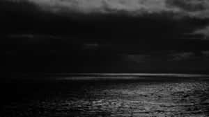 Spectacular Sun Setting Over The Black Sea Wallpaper