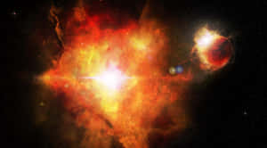 Spectacular Supernova Explosion In Deep Space Wallpaper