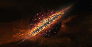 Spectacular Supernova Explosion In Deep Space Wallpaper