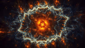 Spectacular Supernova Explosion In Deep Space Wallpaper