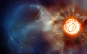 Spectacular Supernova Explosion In Space Wallpaper