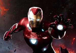 Spectacular Vibranium Suit Steeped In Wakandan Tech Wallpaper