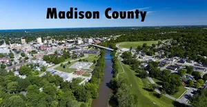 Spectacular View Of Madison Skyline At Sunset Wallpaper