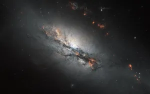 Spectacular View Of The Galactic Center Wallpaper