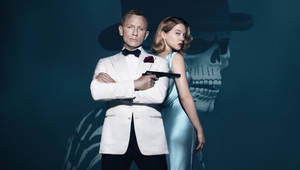 Spectre Daniel Craig And Lea Seydoux Wallpaper