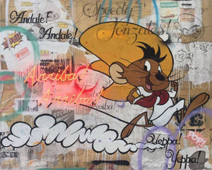 Speedy Gonzales Mixed Media Art Wallpaper