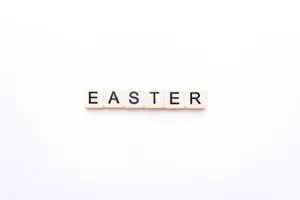 Spell Out Your Easter Wishes With This Easter-themed Scrabble Board! Wallpaper
