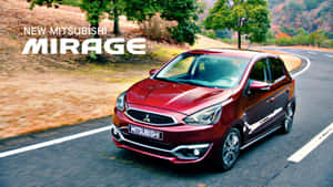 Spellbinding Speed - The Mitsubishi Mirage Performance Drive Wallpaper