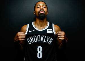 Spencer Dinwiddie Brooklyn Jersey Wallpaper