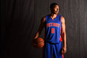 Spencer Dinwiddie Dramatic Photoshoot Wallpaper