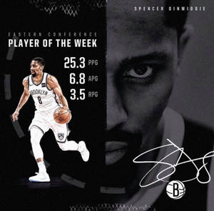 Spencer Dinwiddie Nets Stats Wallpaper