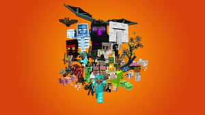 Sphere Of Minecraft Mobs Wallpaper