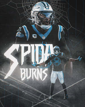 Spida Burns Football Artwork Wallpaper