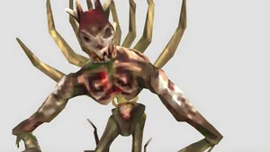 Spider Demon Creature Model Wallpaper