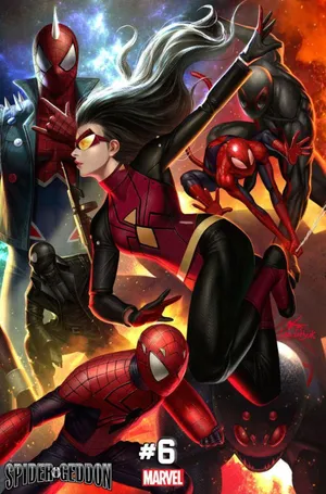 Spider-geddon Crossover Event Poster Wallpaper